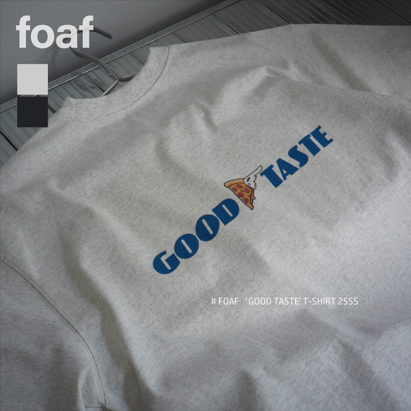 FOAF ‘Good Taste’ T-SHIRT 25ss 日系宽松纯棉短袖T恤
