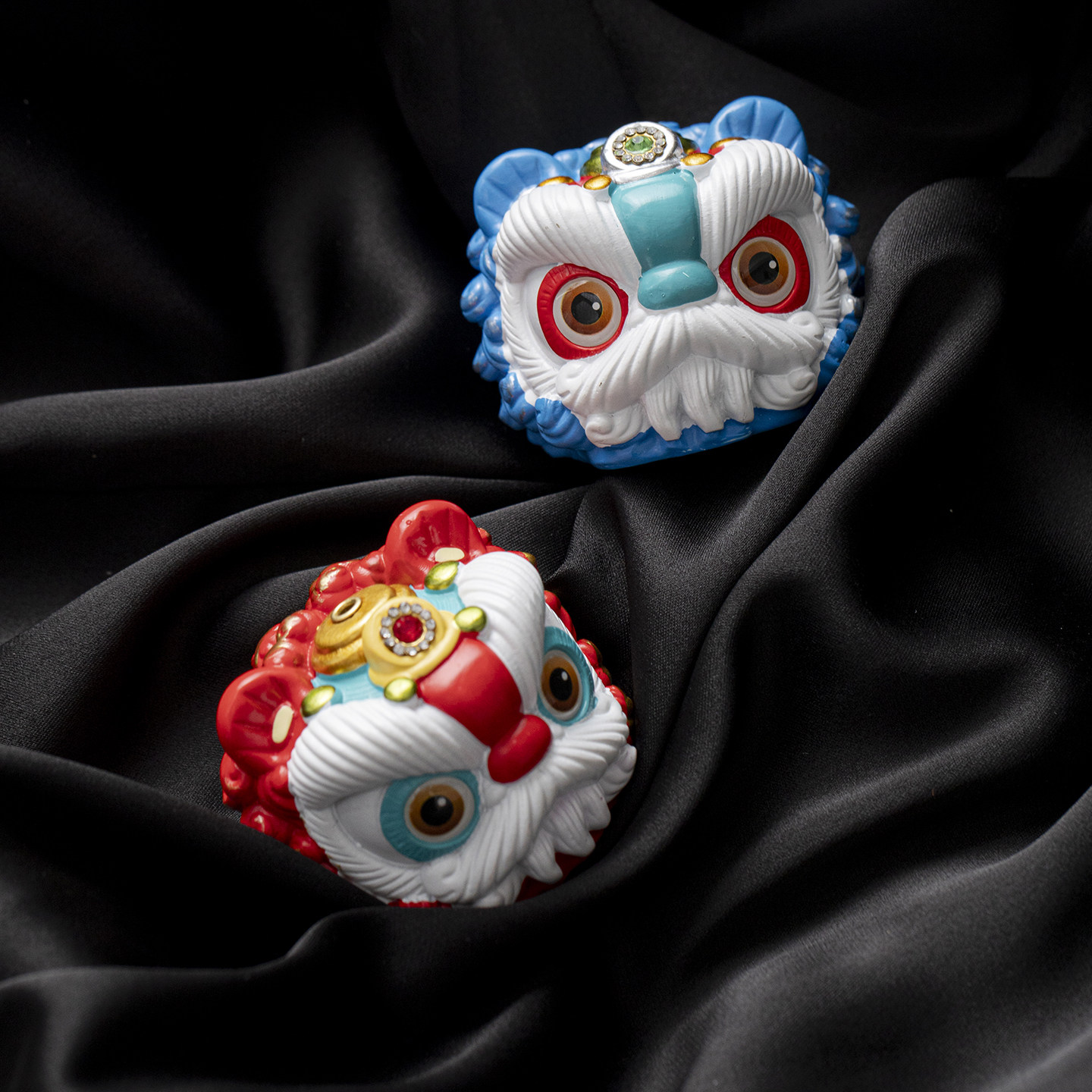 国潮舞狮醒狮子创意摆件高级感小众桌面茶桌茶宠创意工艺品小礼物,家居饰品,装饰摆件,淘宝优惠券,粉丝福利购,淘宝优惠卷