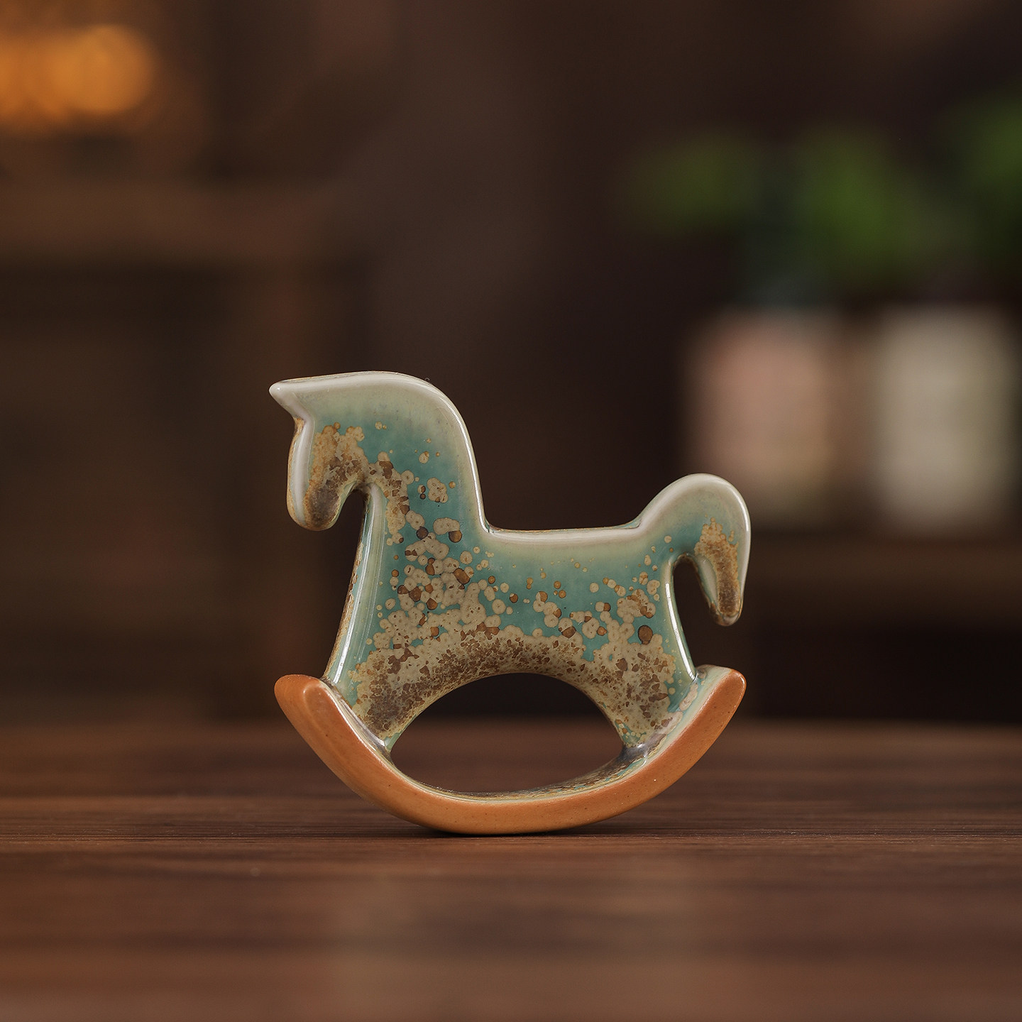 2026马年吉祥物陶瓷摇摇马茶宠茶道简约茶玩桌面书房客厅装饰摆件,家居饰品,装饰摆件,淘宝优惠券,粉丝福利购,淘宝优惠卷