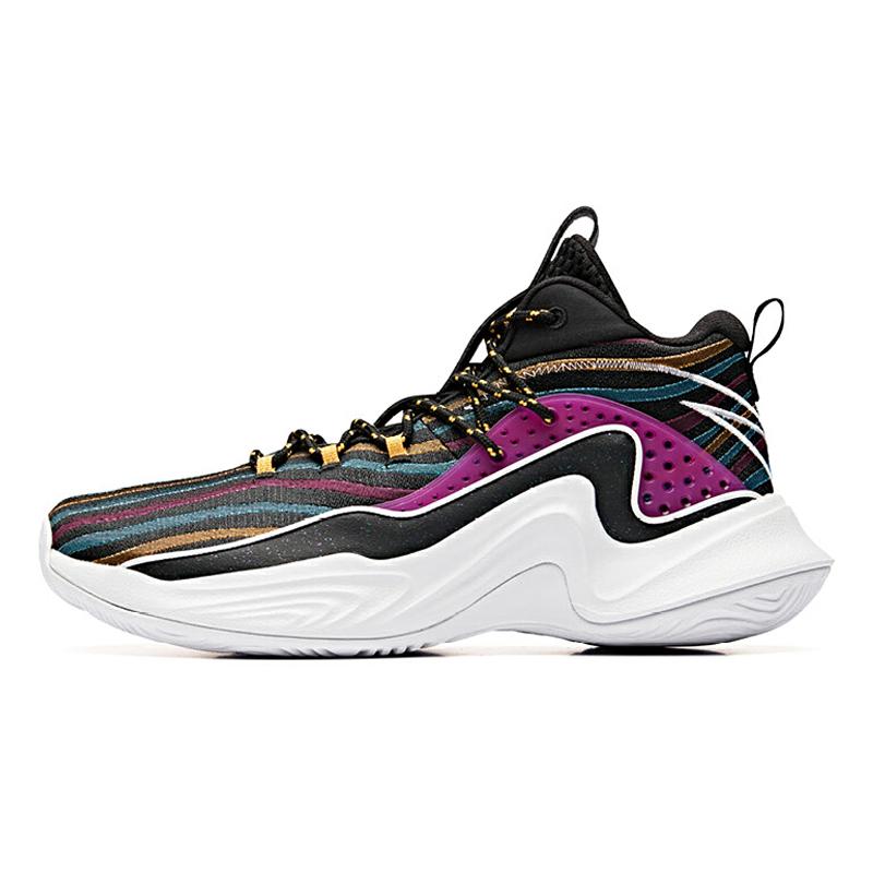 Anta安踏 汤普森 要疯3 篮球鞋 黑蓝黄