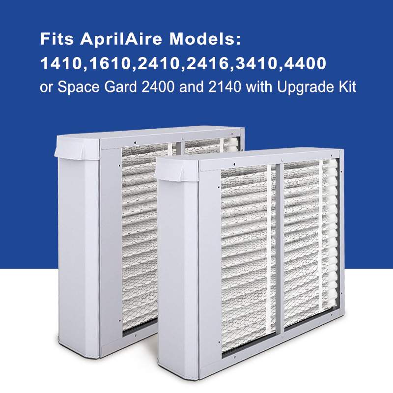 适配AprilAire 413空气净化器替换过滤器- MERV13 16x25x4 两片装