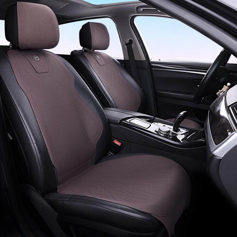 翻毛皮坐垫打孔透气小蛮腰马鞍拉姆斯垫耐磨四季通用轻奢汽车座垫,3C数码配件,USB灯,淘宝优惠券,粉丝福利购,淘宝优惠卷