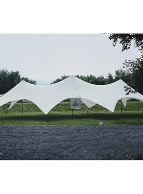 morningstar160平户外棉布大天幕万重山防雨大型露营防晒遮阳