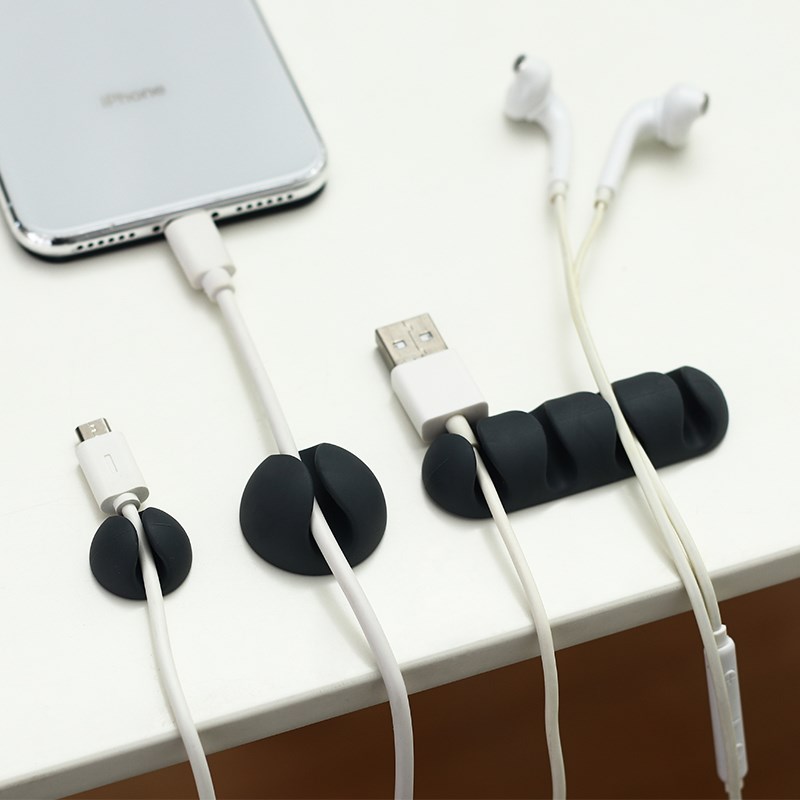 免打孔理线器固线夹桌面电线固定自粘线夹线扣线卡子网线整理卡扣