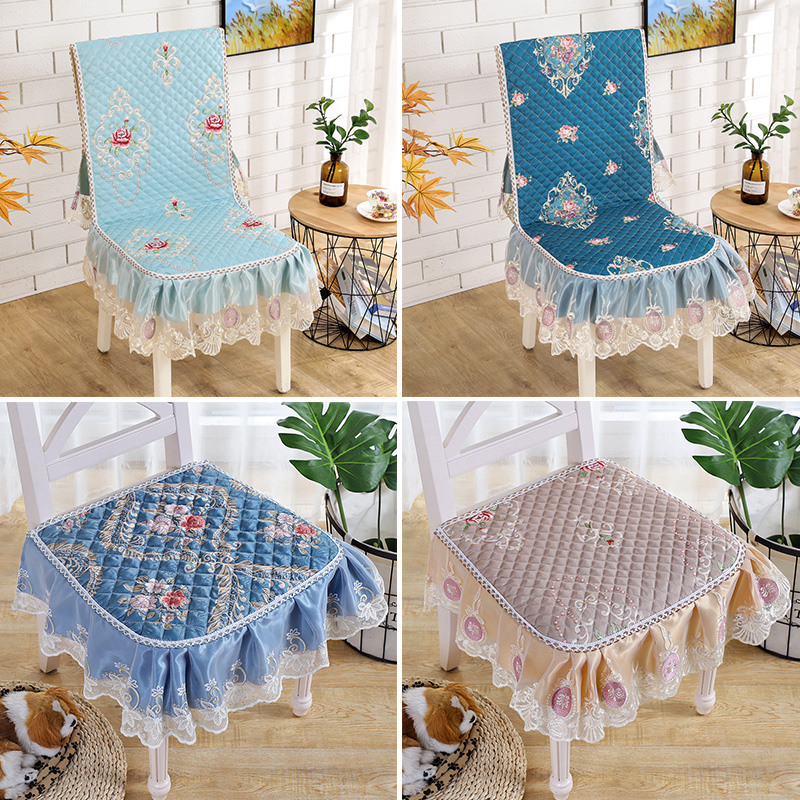椅子垫四季通用欧式餐椅垫坐垫靠背一体家用防滑椅子套罩加厚连体