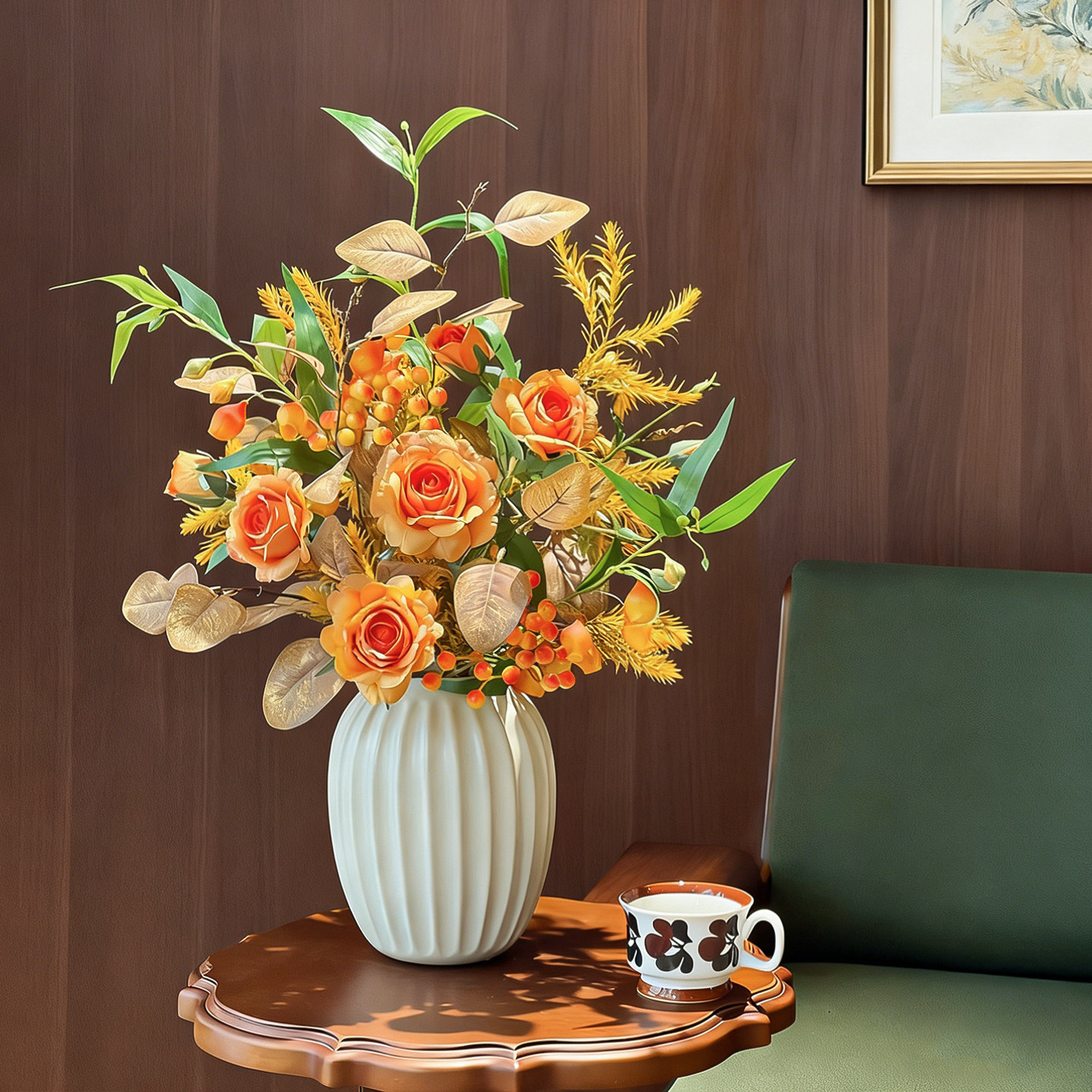 成品花束假花彷真花摆设高级感逼真客厅装饰餐桌摆件花家居插花