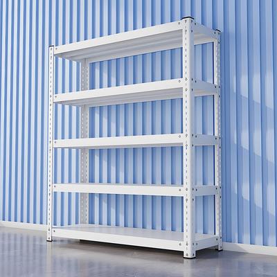 家用货架置物架阳台一体靠墙多层厨房收纳架快递落地置物架铁架