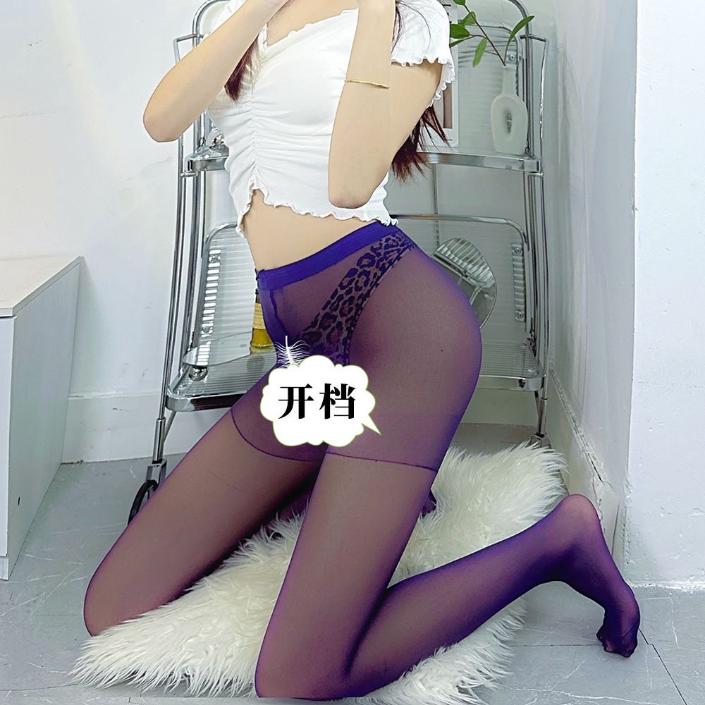 大码超薄款免脱开档丝袜女性感纯欲风jk百搭黑丝袜一次性纯色袜子