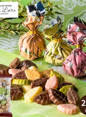 现货当天发】日本原装mon loire树叶片巧克力杏仁坚果抹茶伴手礼