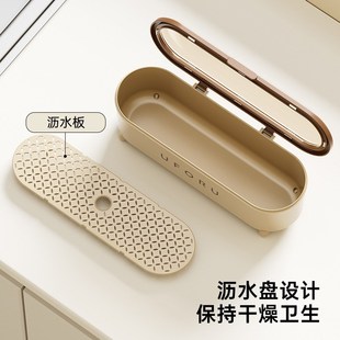 筷子收纳 筷子盒家用高颜值多功能餐具收z纳盒轻奢风可沥水便携式