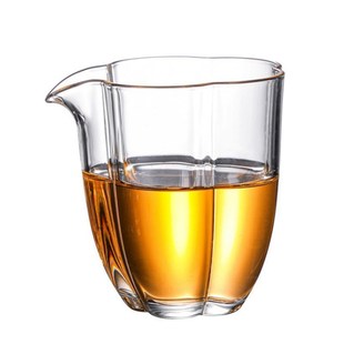 透明玻璃公道杯家用办公小容量匀杯茶T海功夫茶具分茶 高硼硅日式