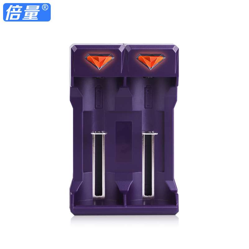 倍量口香糖电池充电器2槽智能1.2V镍氢充电电池5号7号UK201充电器