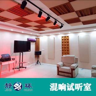 静环声学音响麦克风扬声器等产品噪音评测 声音测试混响 视听室