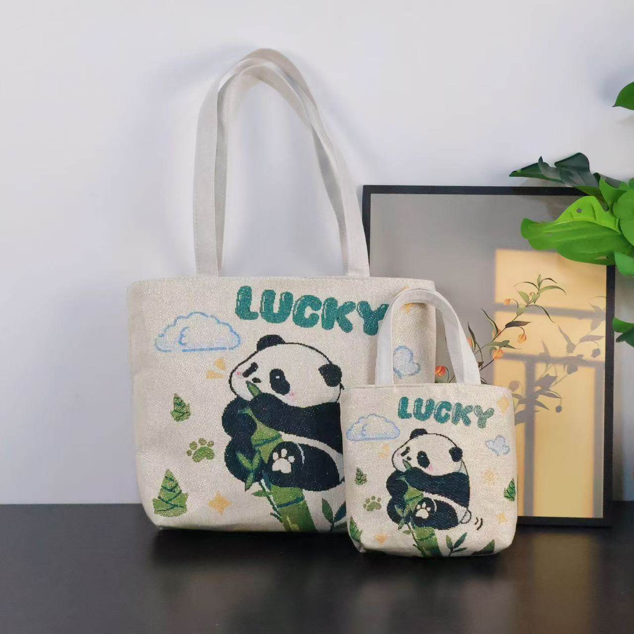 新款卡通可爱帆布手提包提花刺绣手提袋上班休闲拉链小包手拎包女,箱包皮具/热销女包/男包,时尚帆布包,淘宝优惠券,粉丝福利购,淘宝优惠卷