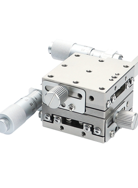 替米思米中精度XLBS/XYLBS/ZLBS40/60不锈钢直线滚珠手动滑台