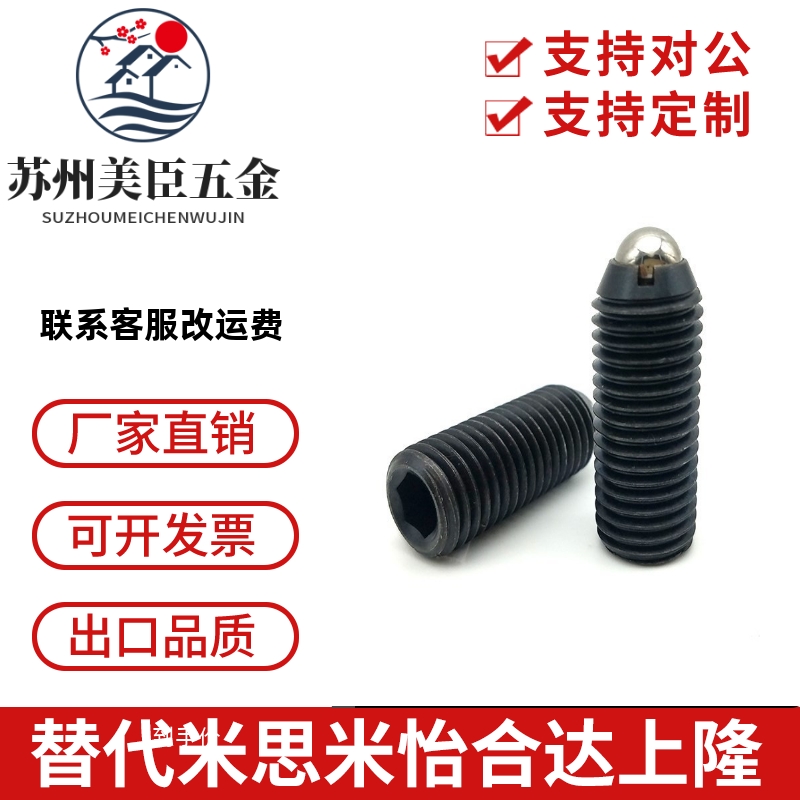 滚轮型球头柱塞/滚动带弹性钢珠柱塞BPRM6/8/10/12/16