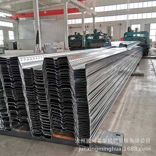 供应工地镀锌彩钢瓦钢结构开口楼承板840型彩钢板688压型钢承板