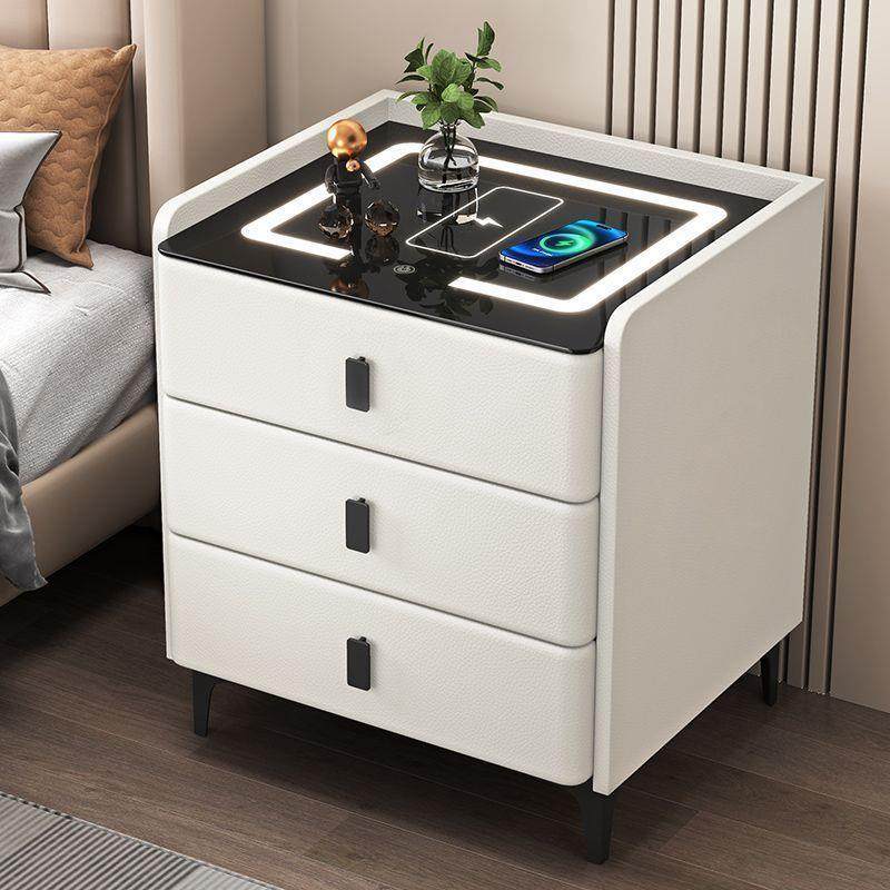 能实木床智头卧室家用轻奢简能约无线充电66493柜床头柜多功三层床边柜,影音电器,DIY配件,淘宝优惠券,粉丝福利购,淘宝优惠卷