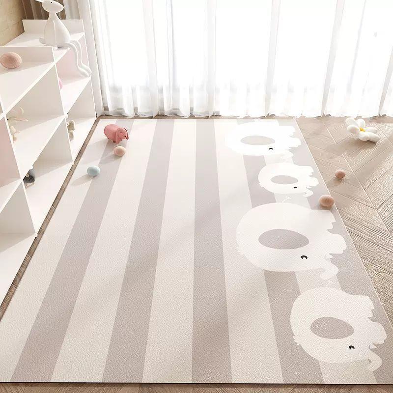 卡通童风儿童卧室地毯铺用儿爬爬垫免0817-03-家洗全可擦易打理房