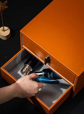 家皮用13852收纳柜储柜衣功帽物间衣柜一体多能组合革抽屉式整理