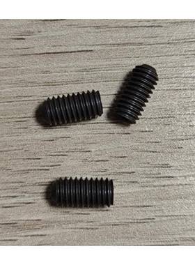荐DIN96发黑45H内1角平48202端紧定螺钉M6*1六2发紧定螺黑钉螺钉
