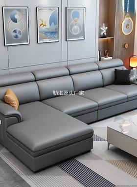 欧式户客布艺22986沙厅小型简约现免洗科技猫抓布整装组合家具