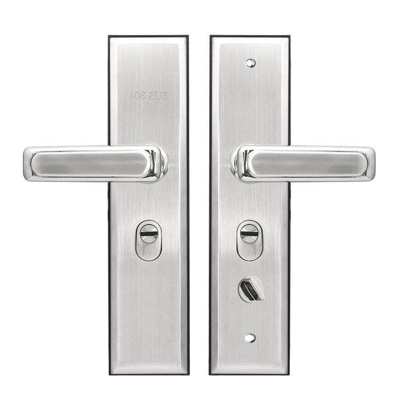 家厂直供sus34不锈钢0防盗门56051锁整套含锁芯把锁体大门手超C级