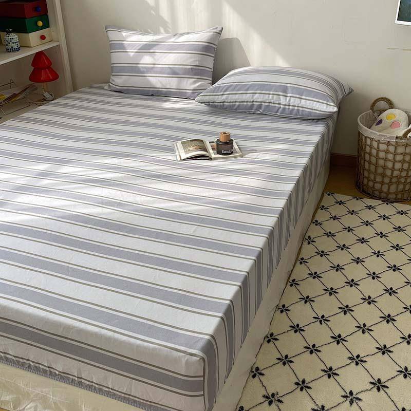 2025新款0A类夏季床全*棉老粗布单床笠枕套单品系72923列-单床笠9