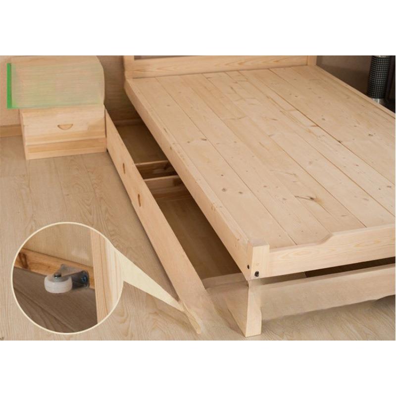 实木床1.5米床架双31944人床经济型现代简约1.8租简房易床单人1.2