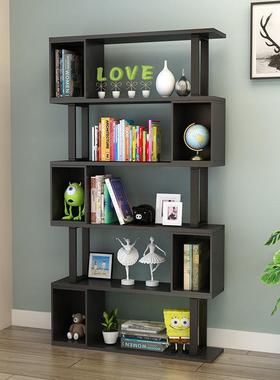 简易书收架20379落地客厅物架卧室纳架储物柜简约现室置网公红书