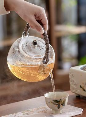 225新款围炉煮茶器具0家用内全套电60218陶炉室烤炉茶具套装玻火