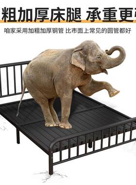 欧式铁床约欧美风固加厚双人床简1.8架米铁床1米铁加85350床出租