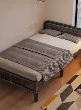 0225新款金属折床叠地43019中公海风格办室午睡单人床便携不占地