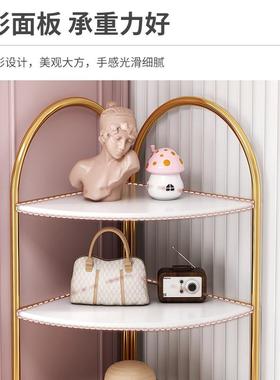 角柜转12954角铁柜落角地三置物架卧室角落收角纳架墙架艺靠墙架