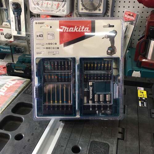 色牧件田MAKITA3彩IIV批头组合套装彩4虹盒紫光檀其它