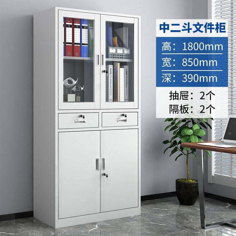 AEI件柜皮柜钢铁制办公档案资料柜双开门抽屉文式公司凭证储物纳