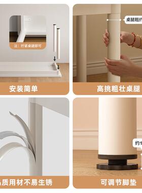 白色桌学家19826用简易桌子卧室女书生化妆桌工台电脑桌台生作式