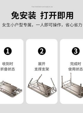 不锈钢可叠20294方桌桌折折摆摊户外简易家用吃饭椅长方桌餐桌叠