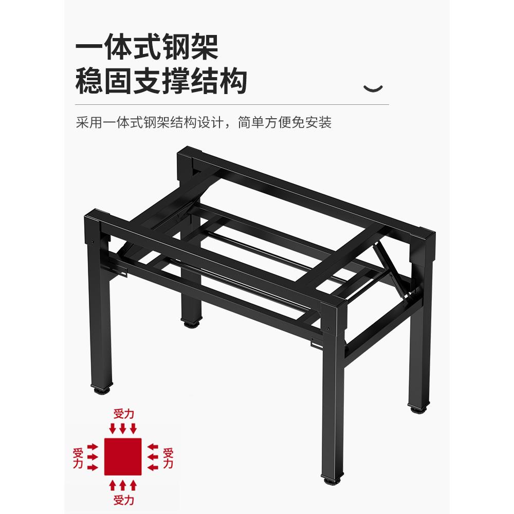 Z&电脑桌台式家用卧可室折叠办公方桌学写DCU字桌出租屋简易长生