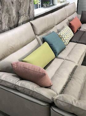 式极简奢布布艺沙发36960客厅科意技现代简约小户型整装茶轻几组