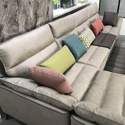 式极简奢布布艺沙发36960客厅科意技现代简约小户型整装茶轻几组