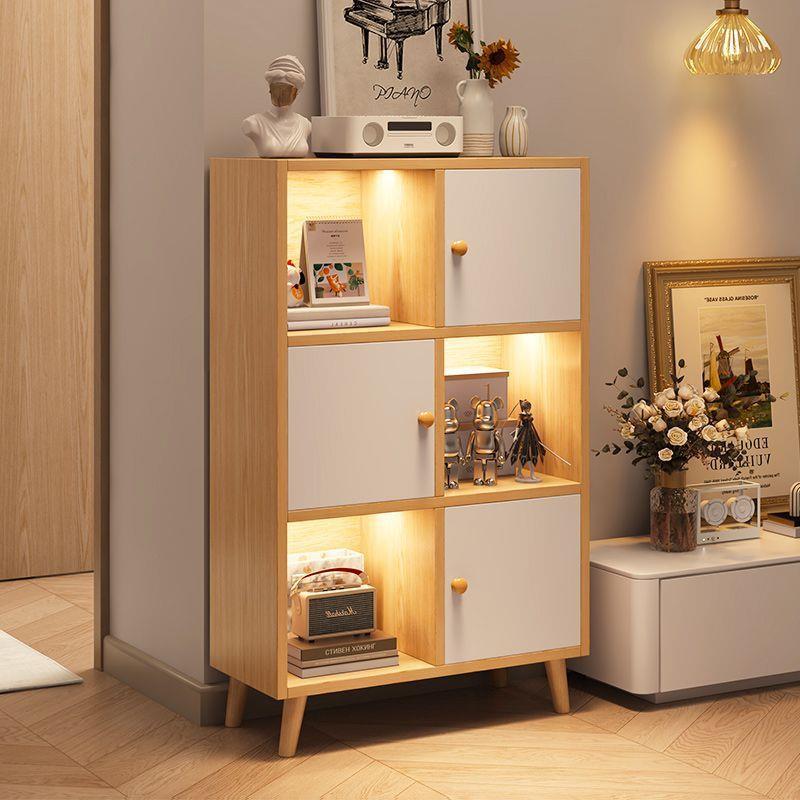 书柜书架用家落地简置物架组合收纳架储柜UYH多层约客物厅格子柜