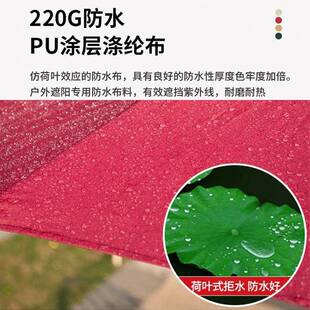 户外遮LNR阳夜伞庭院伞摊伞室大太阳伞中柱伞市网红摆花园折叠露