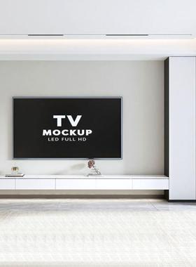 fLE实电视柜组合墙柜简书柜酒木一体墙客厅靠墙储柜物88223柜悬空