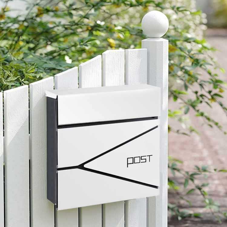 信报箱式现代信别室外信箱大号意见箱户外件墅箱创意TOU定欧制图