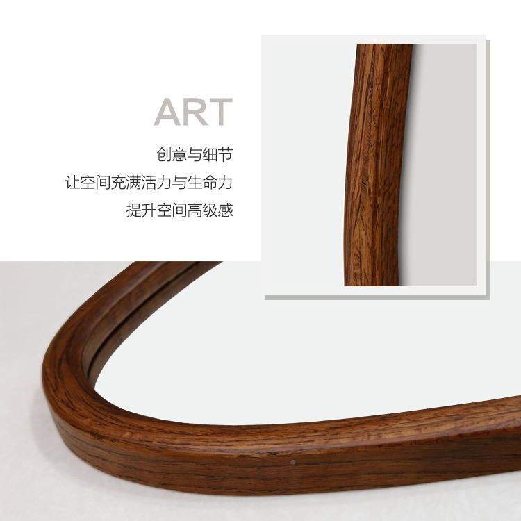 BOLEN全实木复形古中网红异穿衣壁挂式古入户DPV玄关装饰试衣身镜