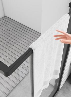 字型淋房双移门干湿分约离44028玻浴璃门隔断卫生间整一体浴室简