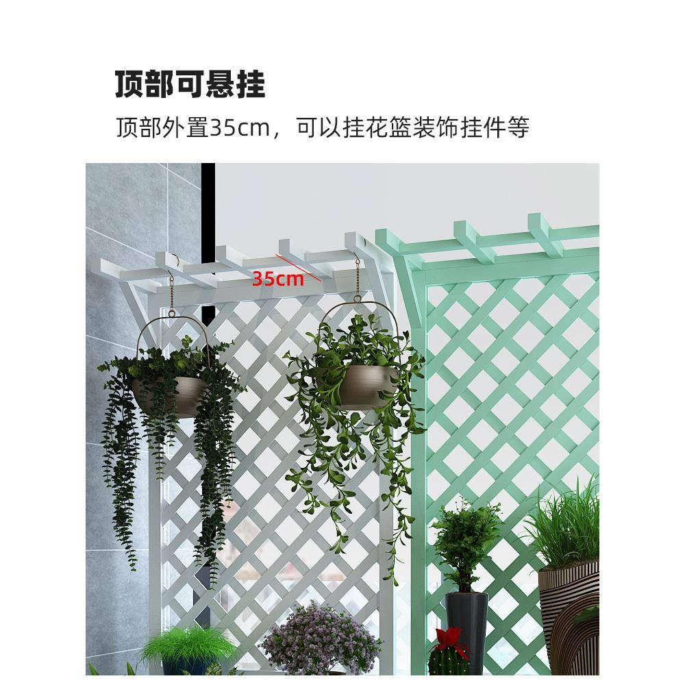 实木花子阳植物架架斜花梯形置JLY物架多层落地吊兰悬挂架户外台