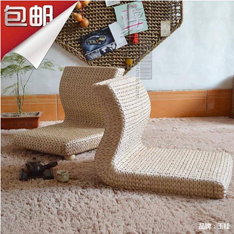藤矮凳RGK圆凳小凳子创草编家具休闲座坐椅凳榻榻米坐墩矮墩编意