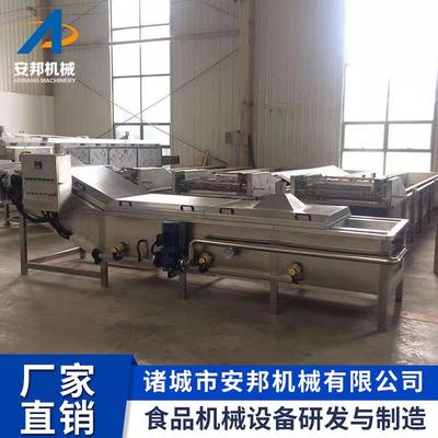 全自动蒜黄漂烫机多功能油麦菜漂烫设备小型青豆苗漂烫机